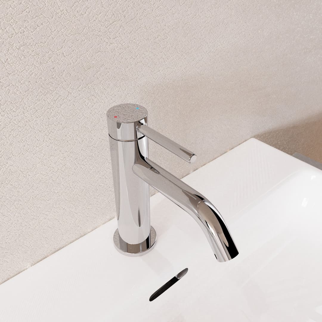 welltime Waschtischarmatur Toscana | Silber