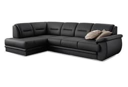 sit&more Ecksofa Mailand L-Form | Schwarz