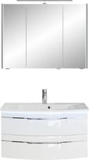 Saphir Serie 7045 Badmöbel-Set | Weiß 2