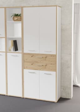 FORTE Aktenschrank Keflav | Holztöne