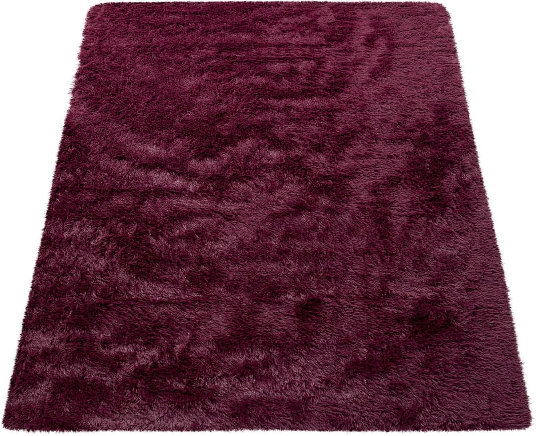 Paco Home Hochflor-Teppich Silky 591 | Lila