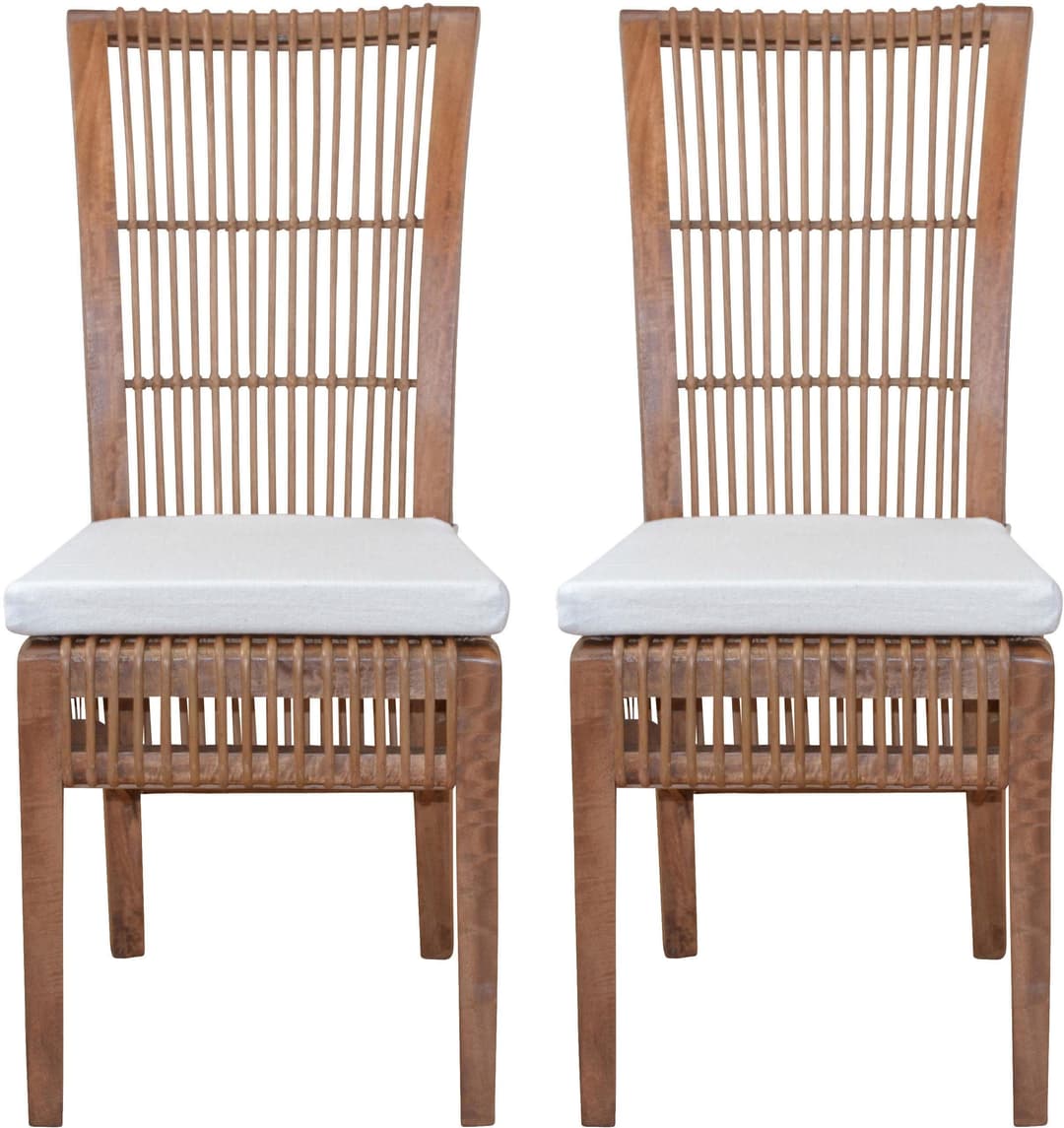 Home affaire Rattanstuhl | Holztöne