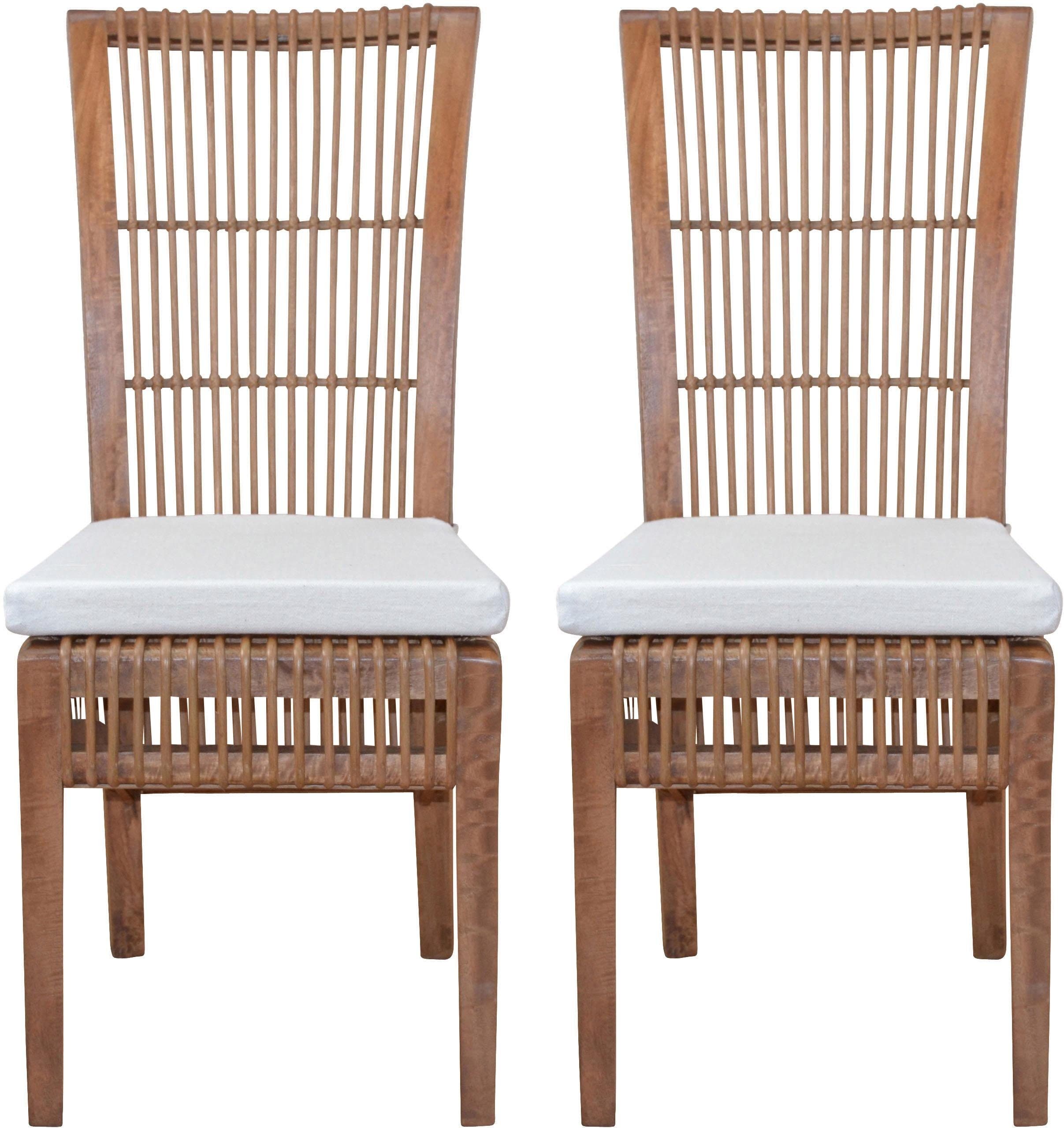 Home affaire Rattanstuhl | Holztöne