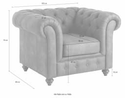 Home affaire Sessel Chesterfield | Beige