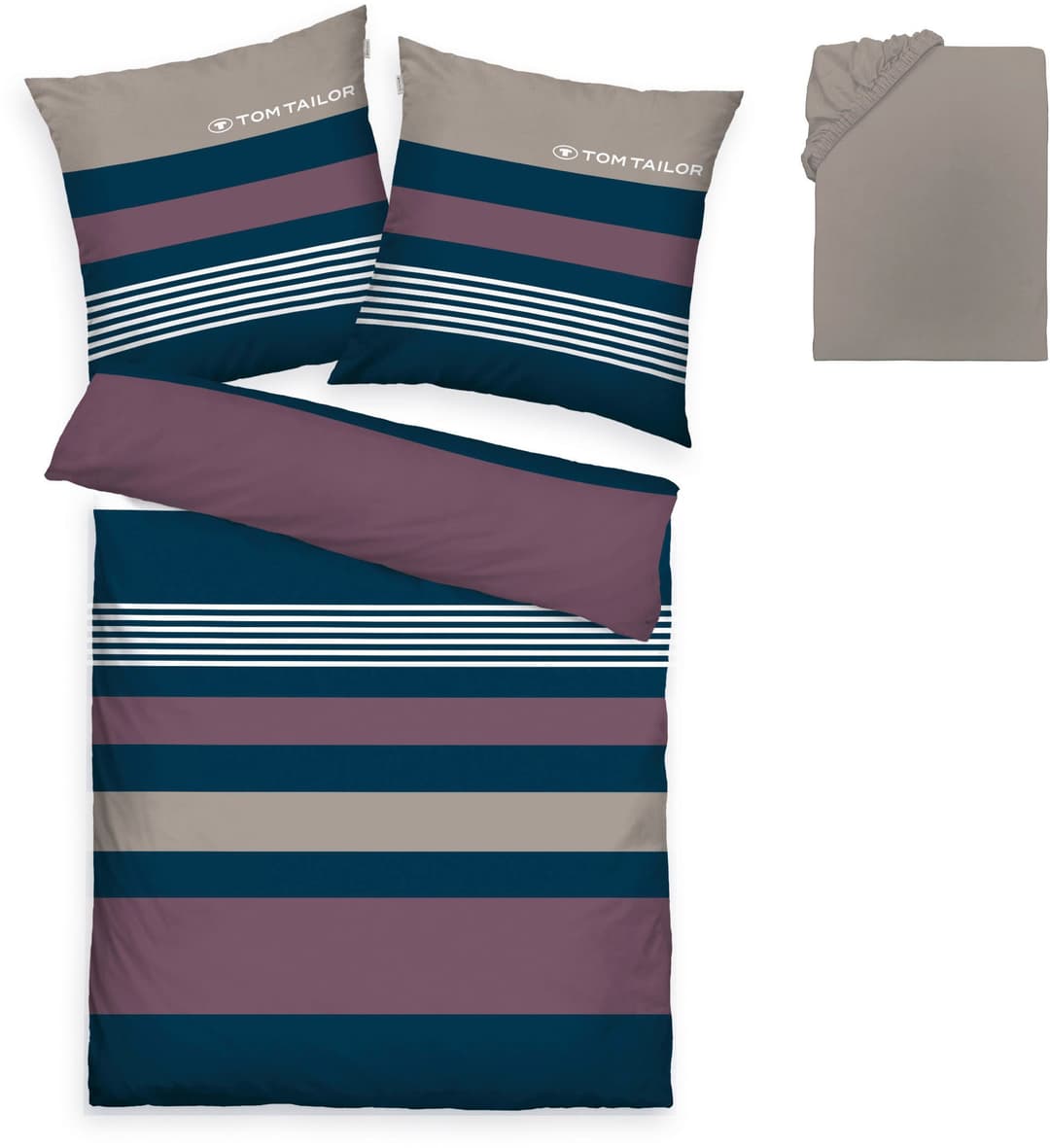 TOM TAILOR HOME Carl Bettwäsche-Set | Mehrfarbig