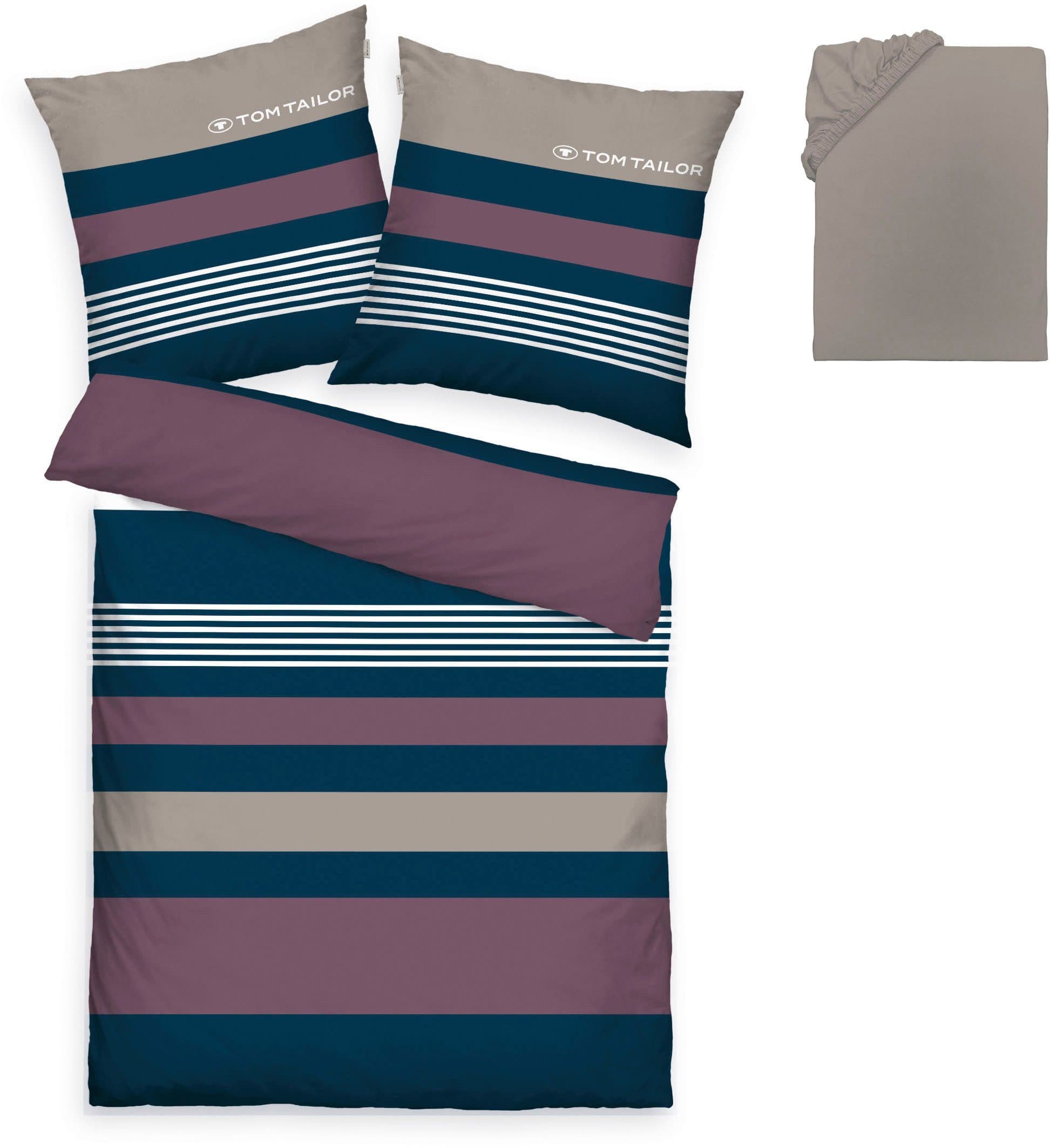 TOM TAILOR HOME Carl Bettwäsche-Set | Mehrfarbig