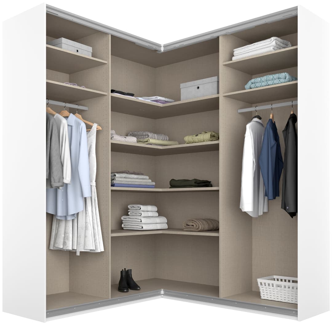 rauch Schwebetürenschrank QUADRA | Weiß