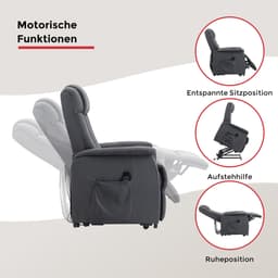 Duo Collection TV-Sessel Delphi | Grau