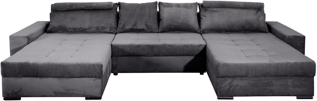 COLLECTION AB Wohnlandschaft Josy XXXL-Relax U-Form | Grau