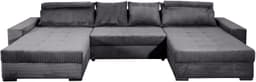 COLLECTION AB Wohnlandschaft Josy XXXL-Relax U-Form | Grau