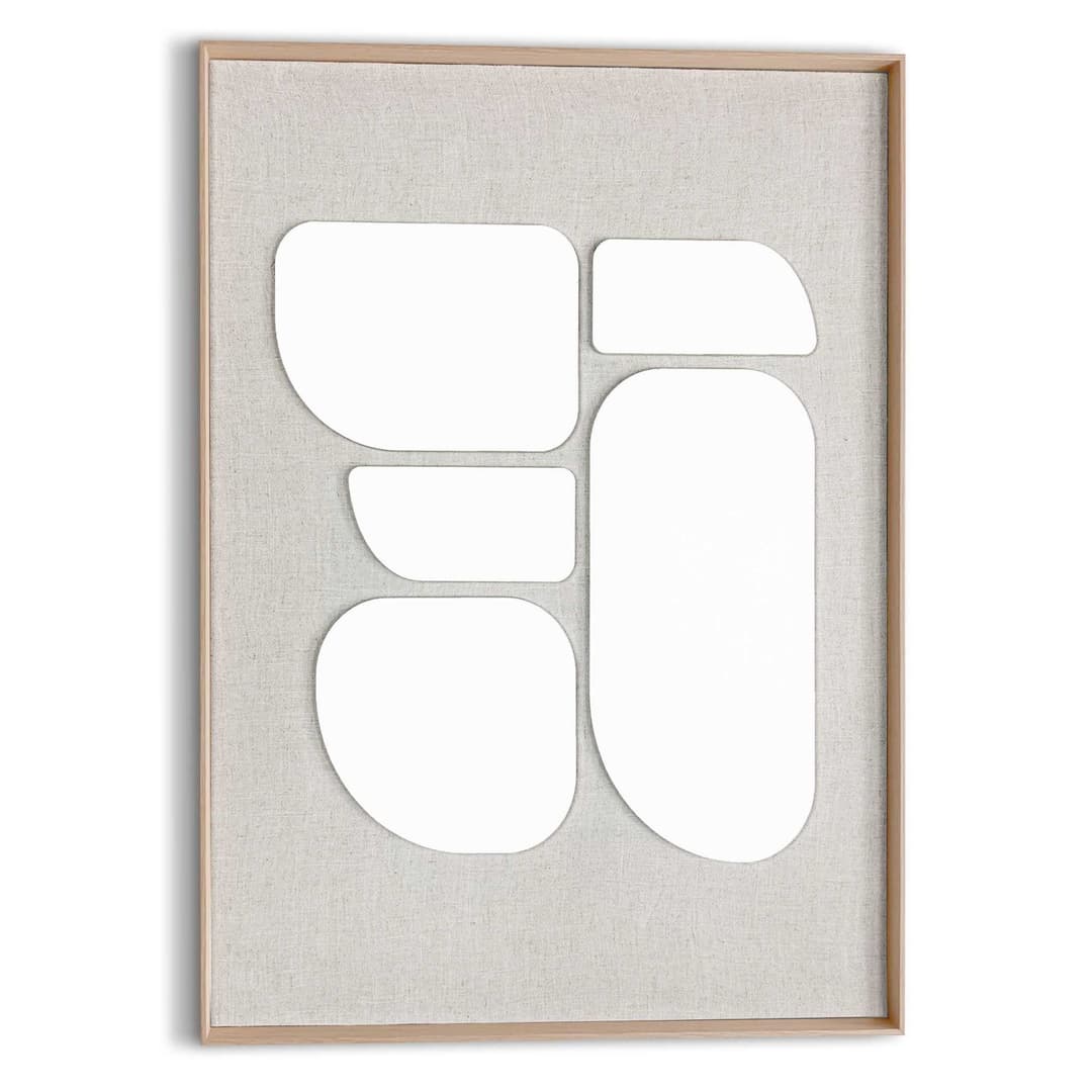 Reinders! Wandbild Organic Blocks | Beige