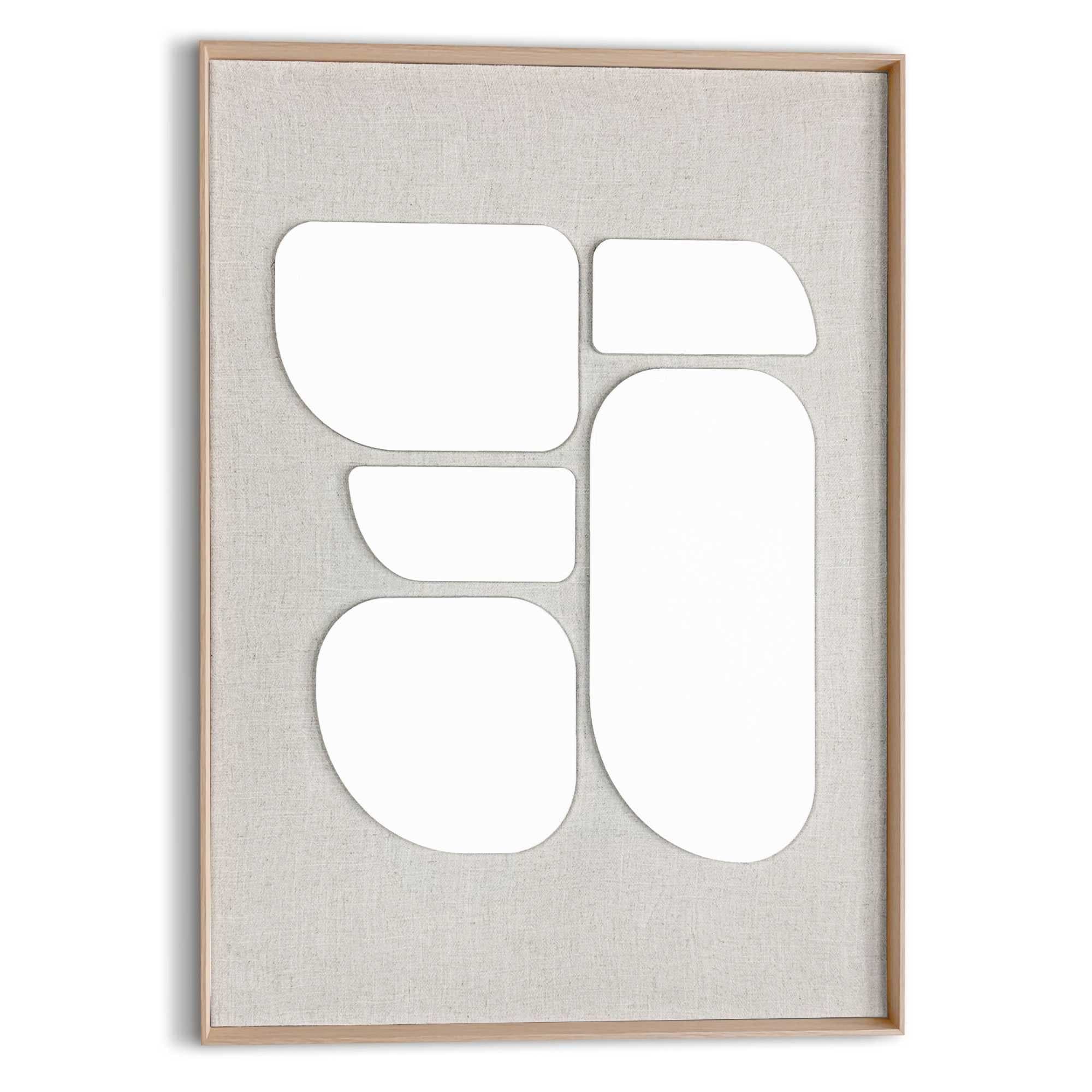 Reinders! Wandbild Organic Blocks | Beige