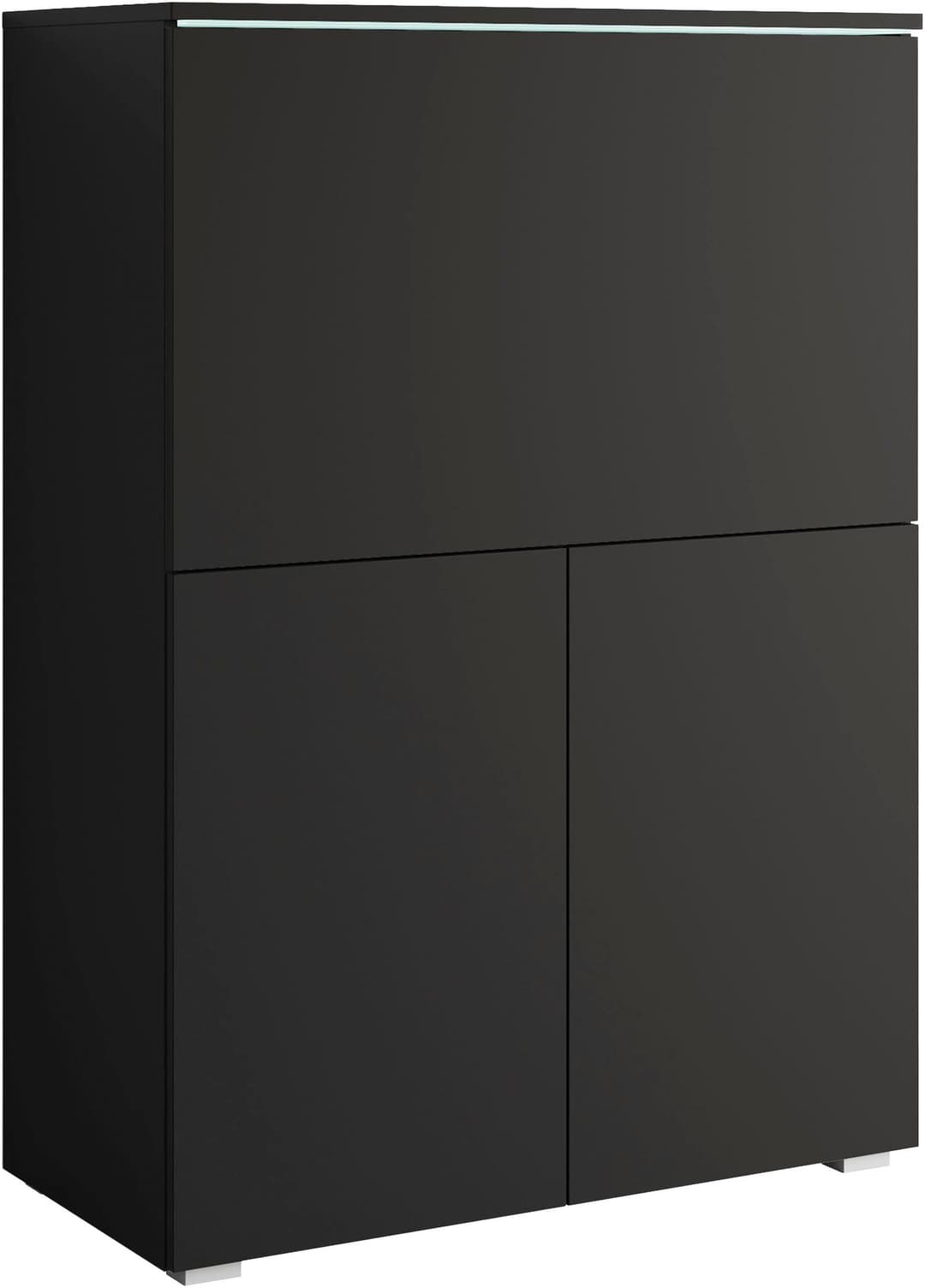 home affaire PC-Schrank Vera | Schwarz