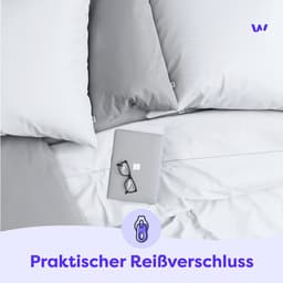 Wolkenfeld Kissenbezug | Weiß