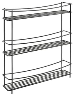 Metaltex Gewürzregal | Schwarz