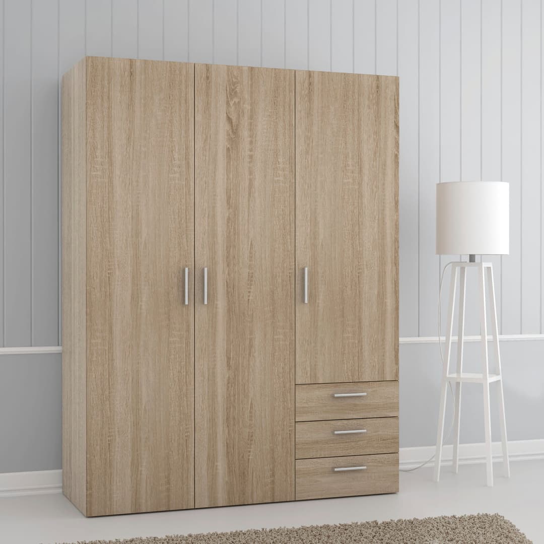 FORTE Kleiderschrank | Holztöne