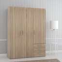 FORTE Kleiderschrank | Holztöne 2