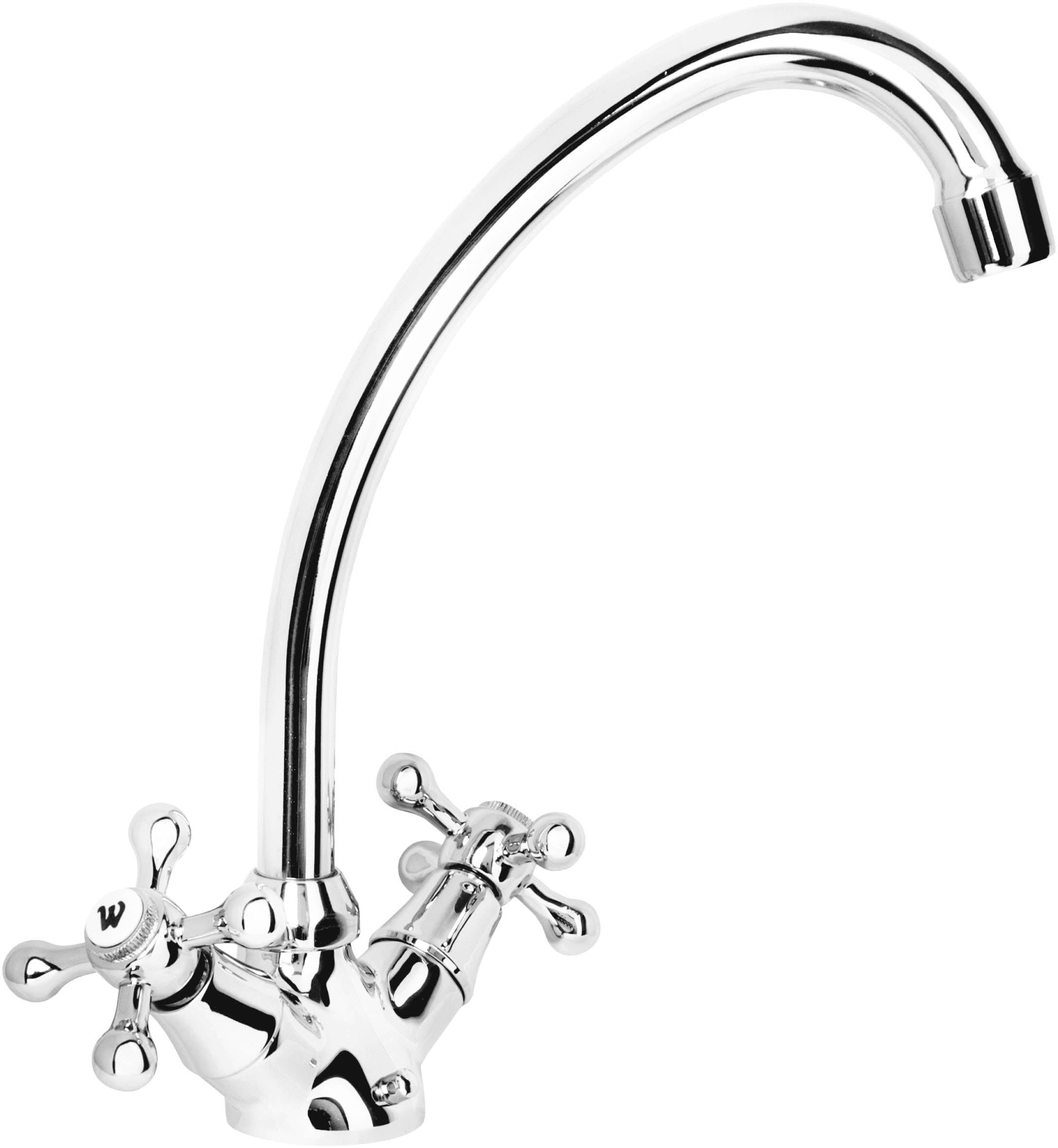 CORNAT Waschtischarmatur Nostalgie | Silber