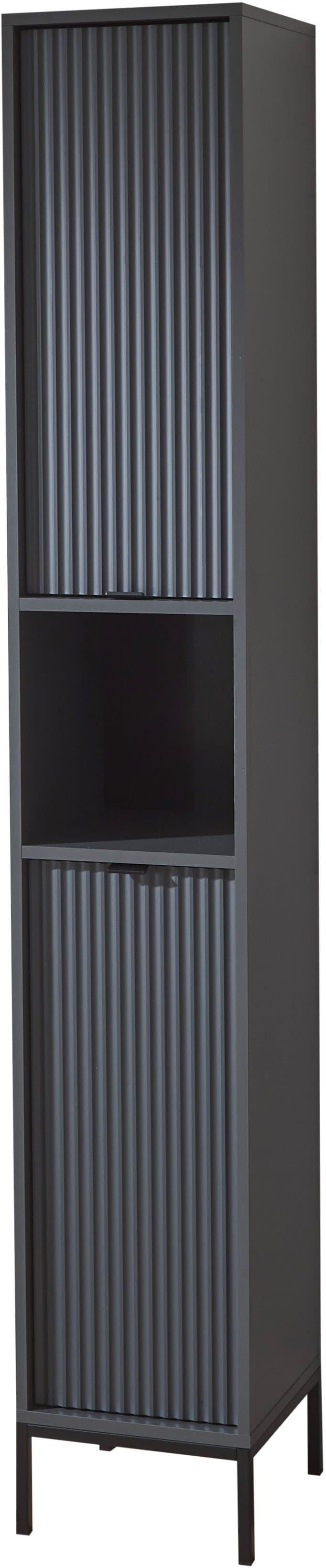 BASIC by Balculina Hochschrank Lucera | Grau