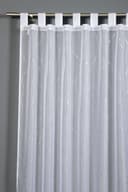 Sehlbach Gardine Schal Voile mit Foilprint | Weiß 2