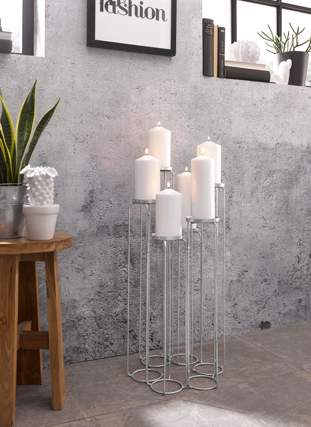 OTTO home Kerzenständer Mareesa | Silber