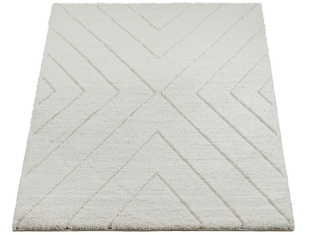 the carpet Teppich Bahar Shaggy | Beige