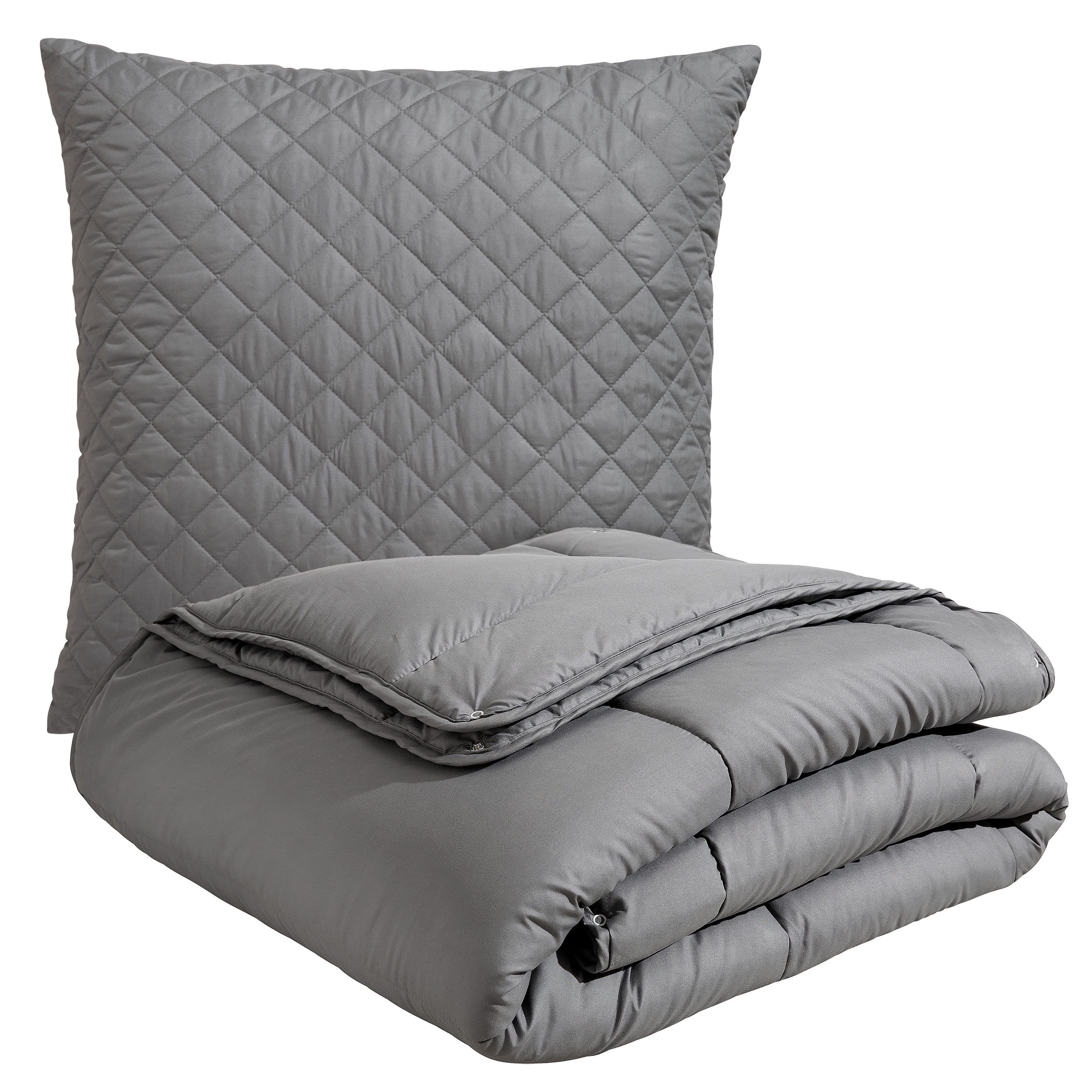 OTTO home Microfaserbettdecke + Microfaserkissen Clarra Spar Set