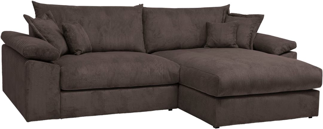 Home affaire Ecksofa Soft&Cosy XXL L-Form | Braun