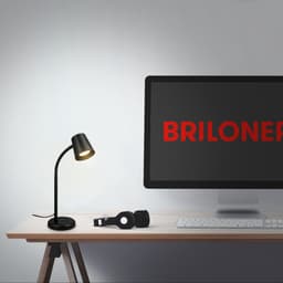 Briloner Leuchten Tischleuchte SKRIVA | Schwarz