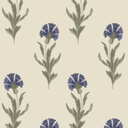LAURA ASHLEY Vliestapete Dandelion | Blau