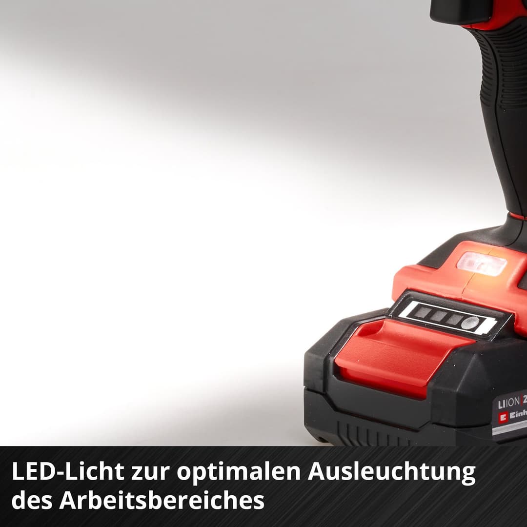 Einhell Akku-Schlagbohrschrauber TE-CD 18/48 Li-i-Solo | Rot