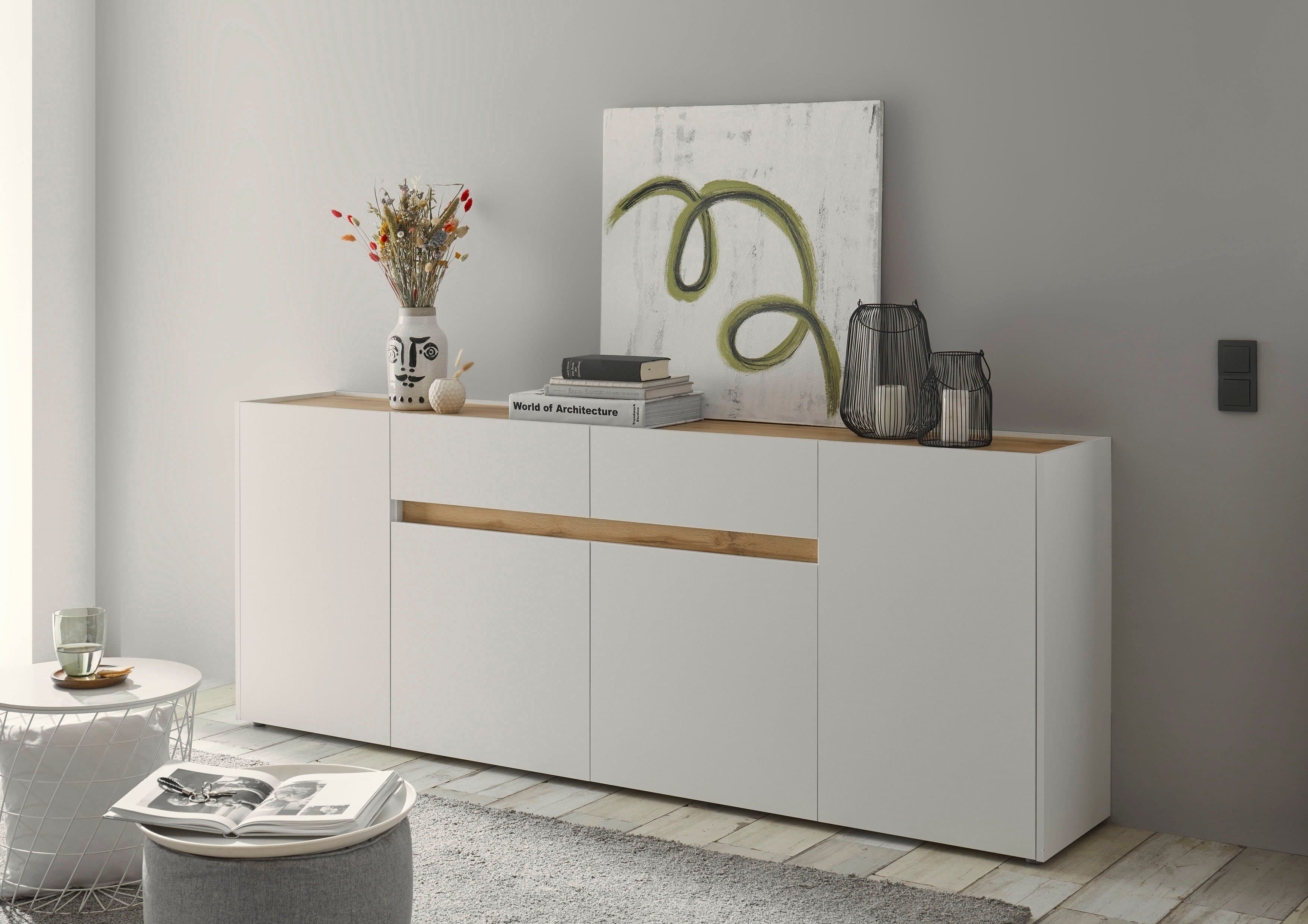 Home affaire Sideboard City/Giron | Weiß