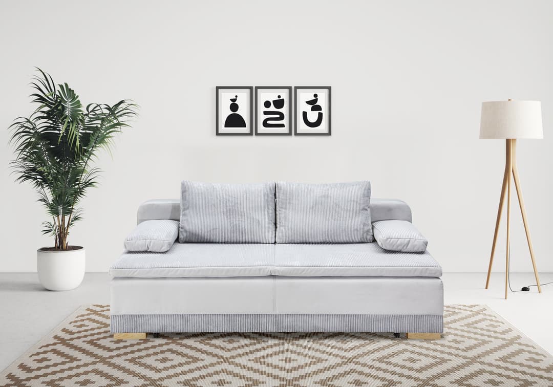 Home affaire Schlafsofa Ben | Grau