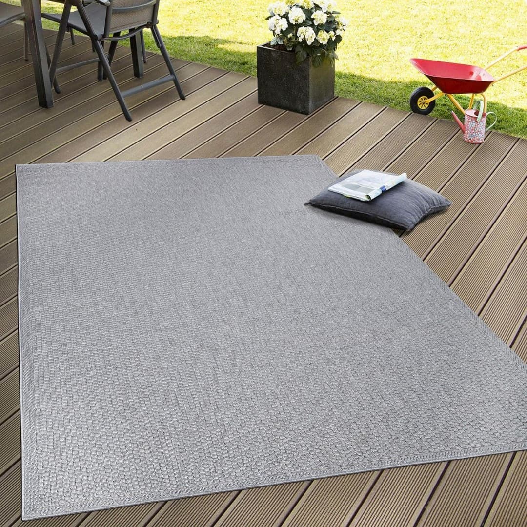 Paco Home Teppich Timber 125 | Grau