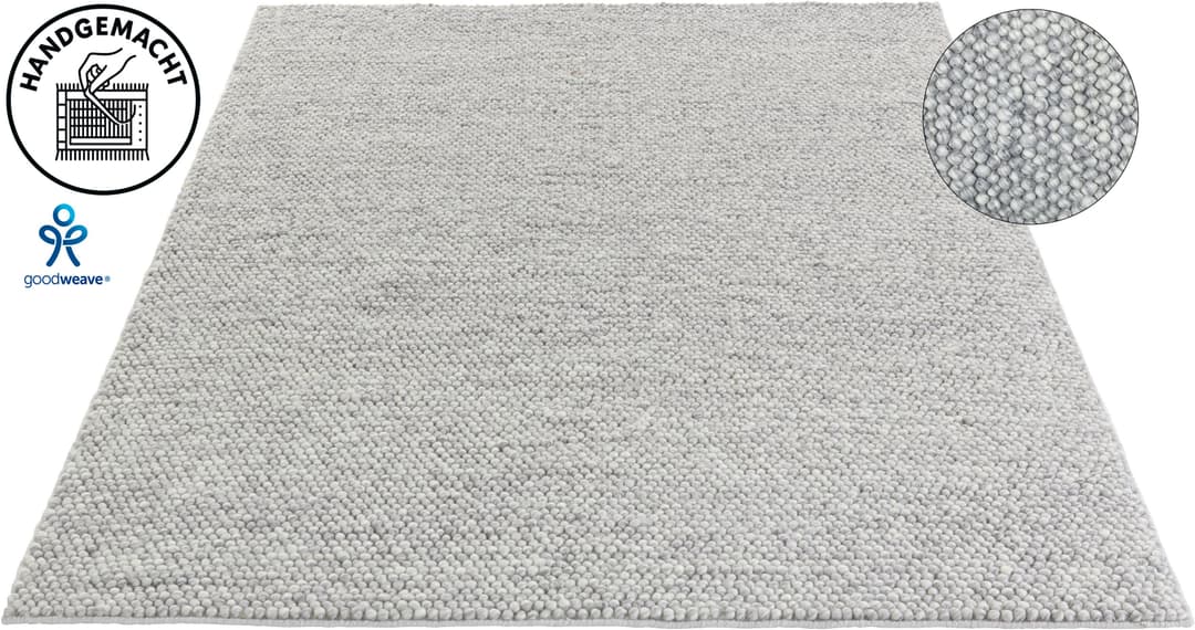 LeGer Home by Lena Gercke Wollteppich Ainhoa | Grau
