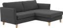 ATLANTIC home collection Ecksofa Mailo L-Form | Grau 2