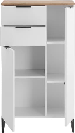 BASIC by Balculina Midischrank Denver | Weiß
