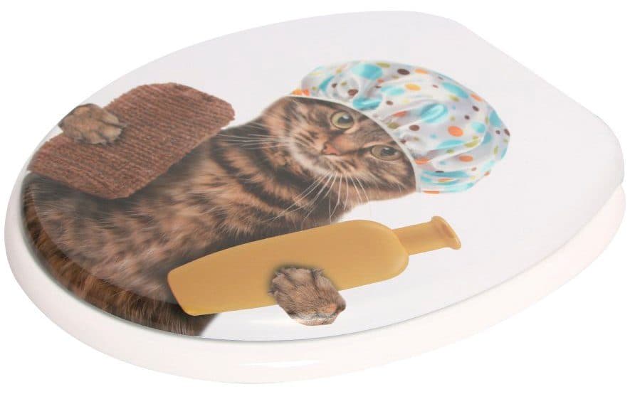 Sanilo WC-Sitz Shower Cat | Mehrfarbig