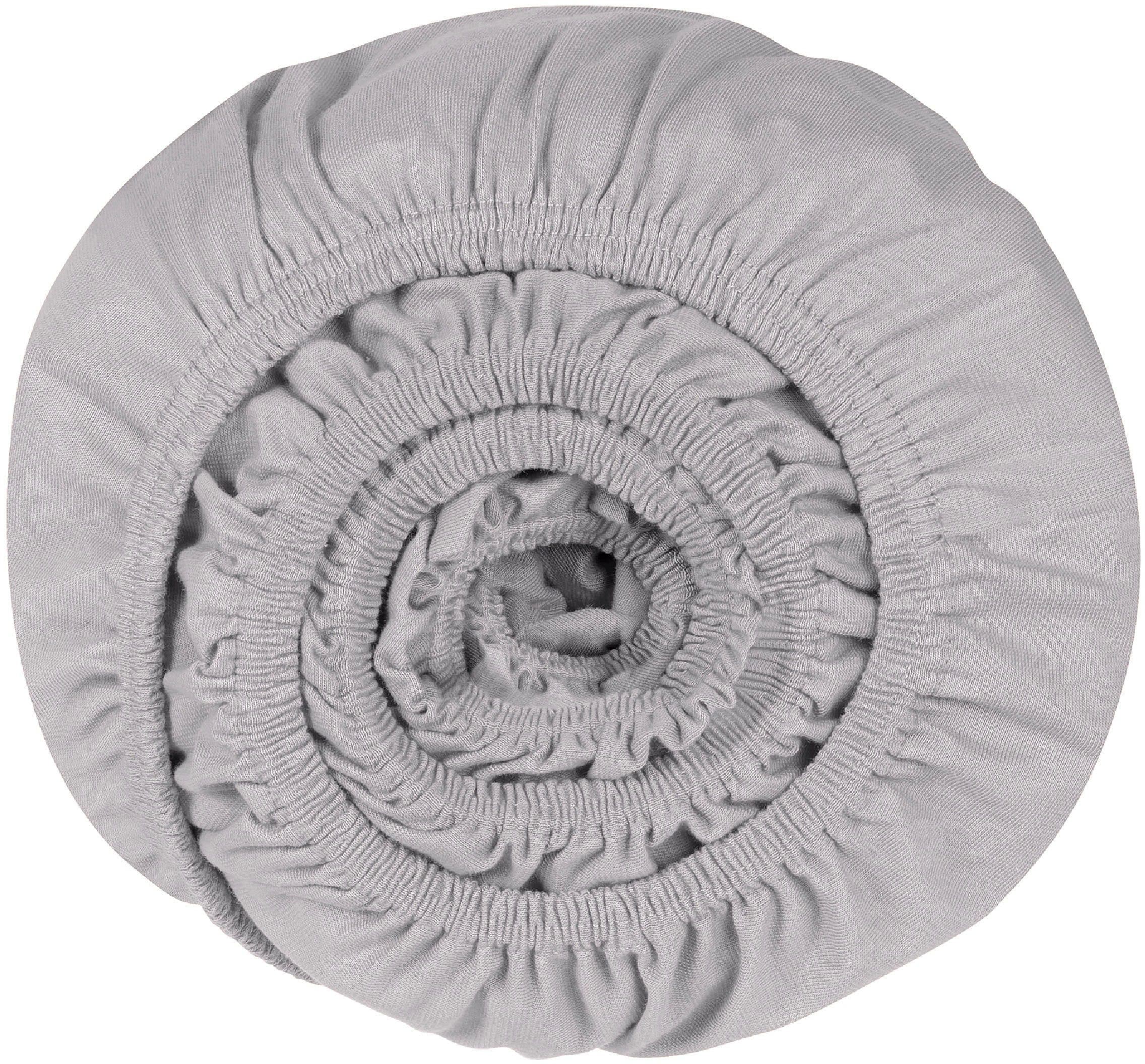 Schiesser Spannbettlaken Elli | Grau