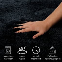 OTTO home Badematte Kaarin | Schwarz