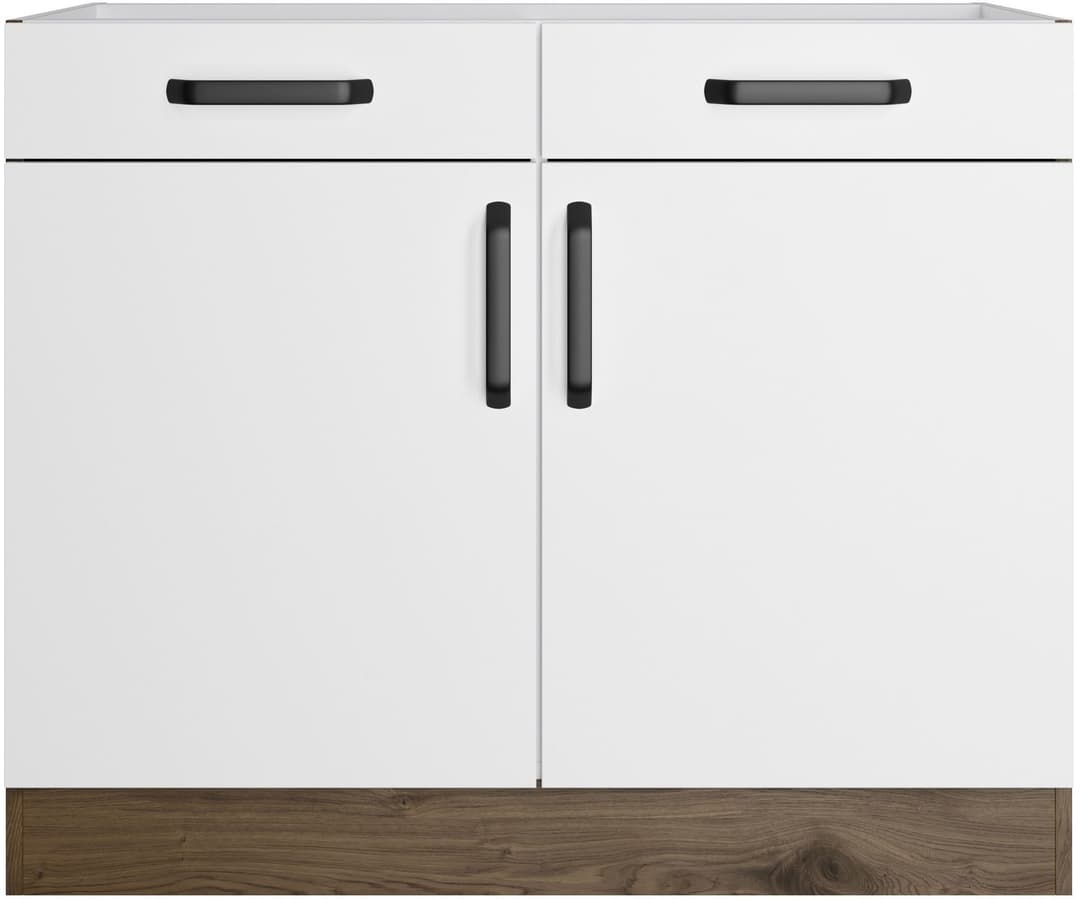 wiho Küchen Unterschrank Elba | Weiß