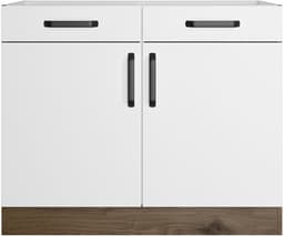 wiho Küchen Unterschrank Elba | Weiß