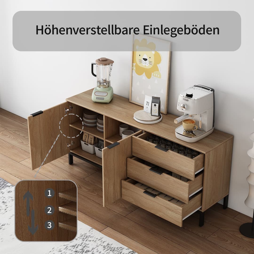 OTTO home Sideboard Jorinde | Holztöne
