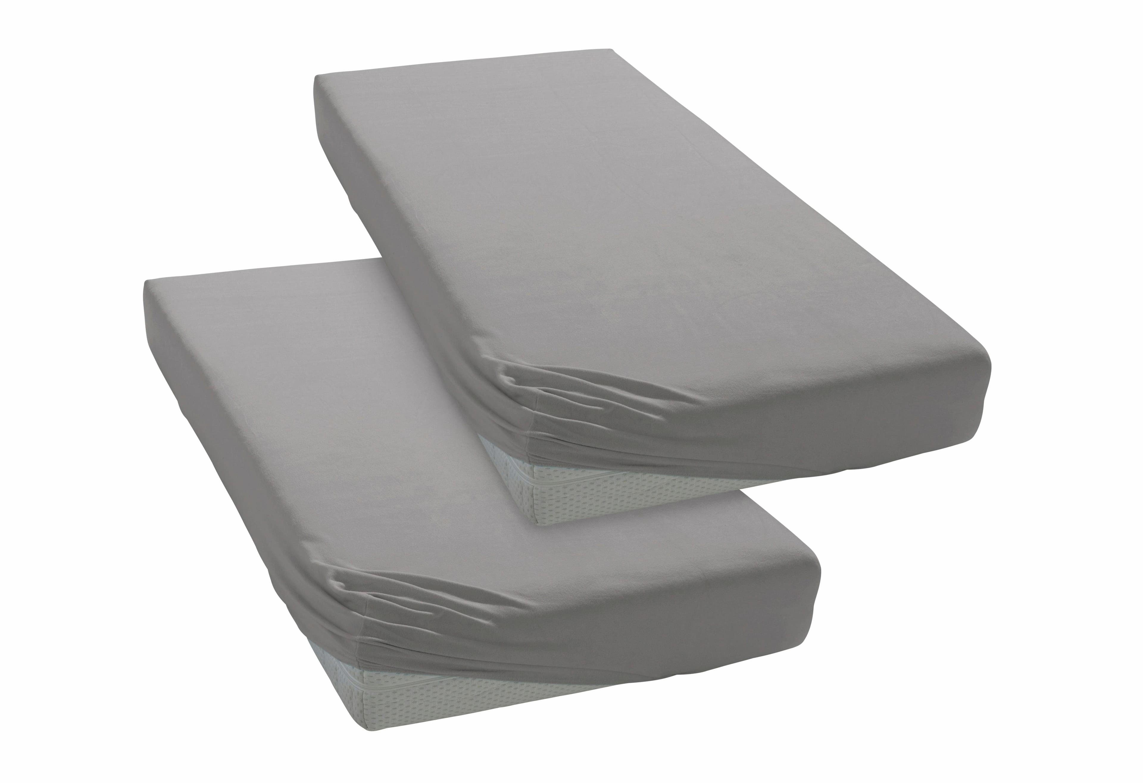 OTTO home Spannbettlaken PHYSALIS | Grau