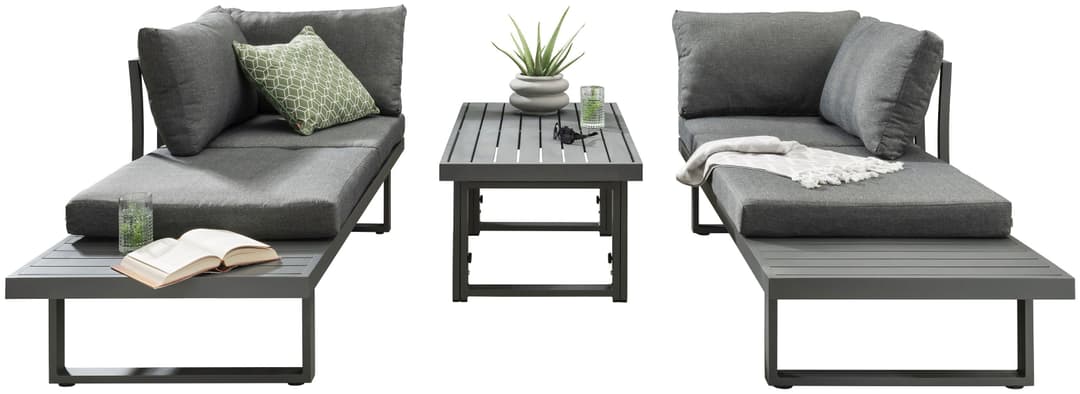 Destiny Gartenlounge-Set SEA POINT | Grau