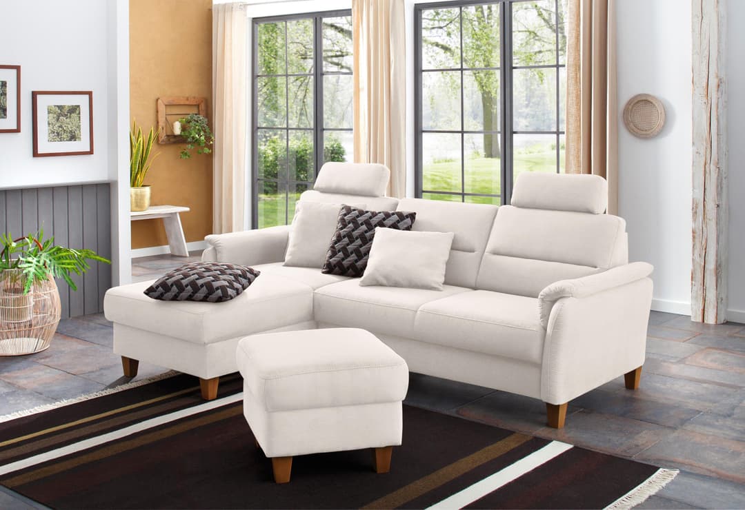 Home affaire Ecksofa Palmera L-Form | Beige