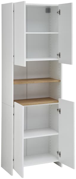 Saphir Hochschrank Quickset 100 | Weiß