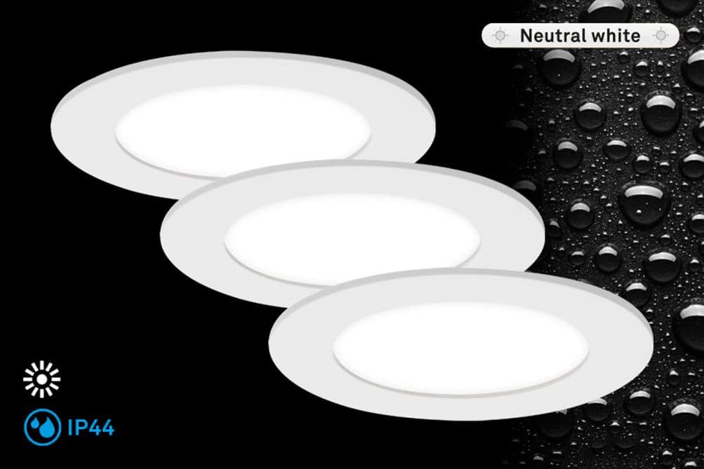 Briloner Leuchten LED Einbauleuchte FLAT IN | Weiß