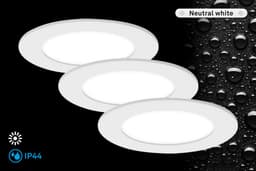 Briloner Leuchten LED Einbauleuchte FLAT IN | Weiß
