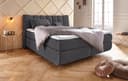 Home affaire Boxspringbett Océane | Grau